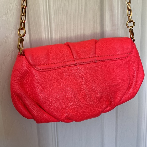 Marc Jacobs Leather Mini Crossbody in Bright Coral - Picture 4 of 10